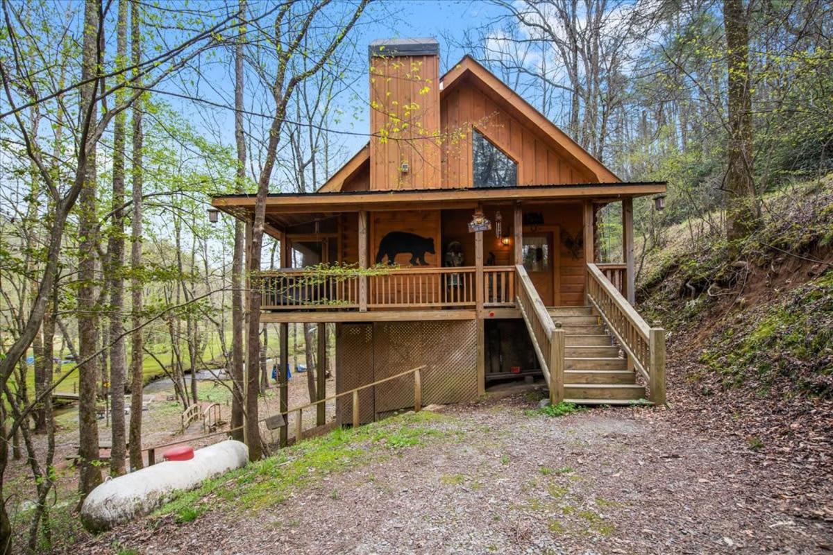 Cozy Cabin Beside Briar Creek, Fire Pit, Wifi Villa Ellijay Dış mekan fotoğraf